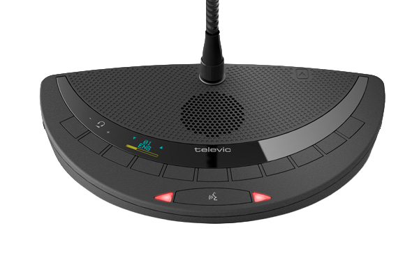 Пульт делегата с селектором каналов Televic Confidea T-DI